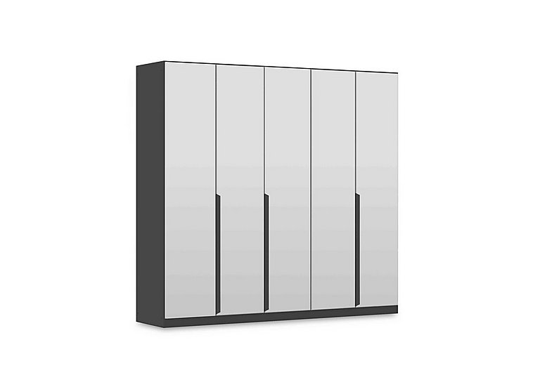 Rauch - Leon 226cm 5 Door Hinged Wardrobe with 5 Mirror Doors