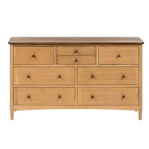 Lily 3 Over 4 Wide Chest of Drawers | Bed Sava