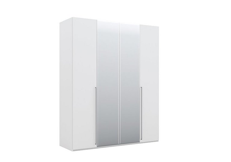 Lisia 4 Door Wardrobe with 2 Mirrors