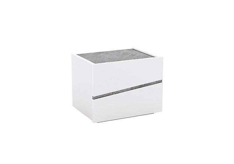 Lisia 2 Drawer Bedside Cabinet