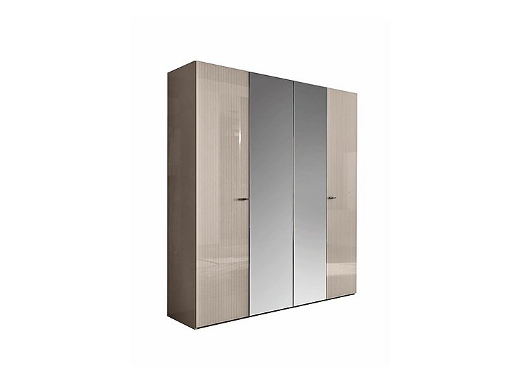 ALF - Livia 4 Door Wardrobe with Mirrors