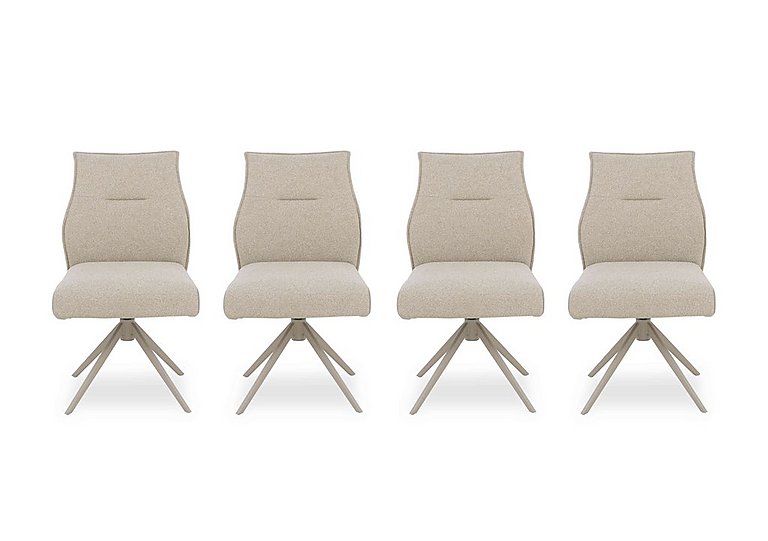 Mirage Set of 4 Swivel Dining Chairs