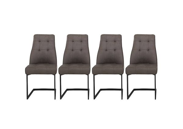 Merlin Set of 4 Dining Chairs | Bed Sava