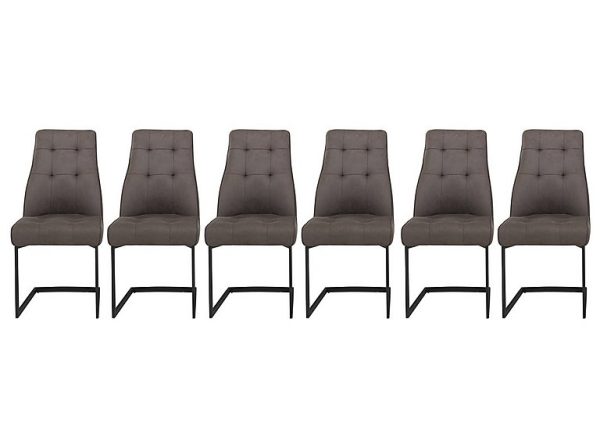 Merlin Set of 6 Dining Chairs | Bed Sava