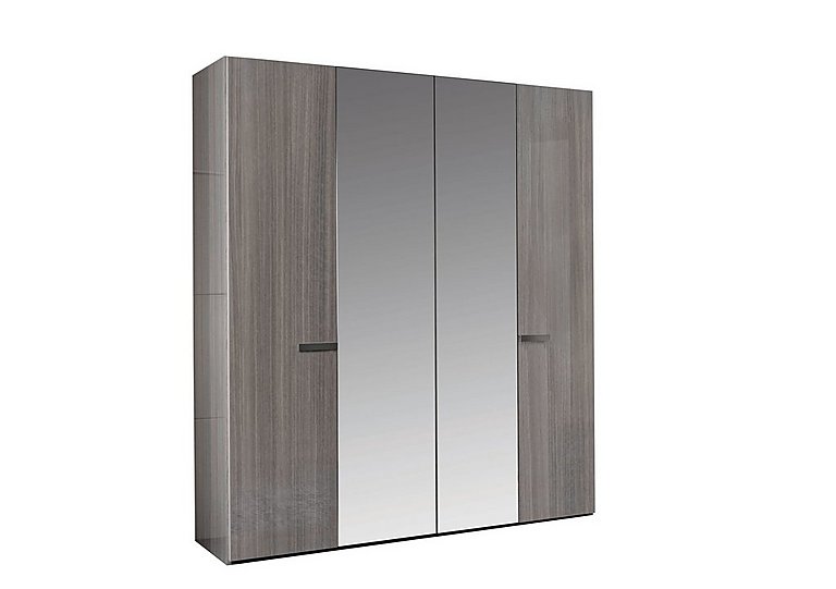 ALF - Movado 4 Door Wardrobe with Mirrors