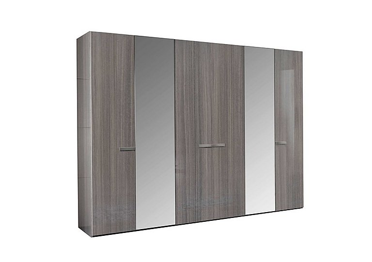 ALF - Movado 6 Door Wardrobe with Mirrors