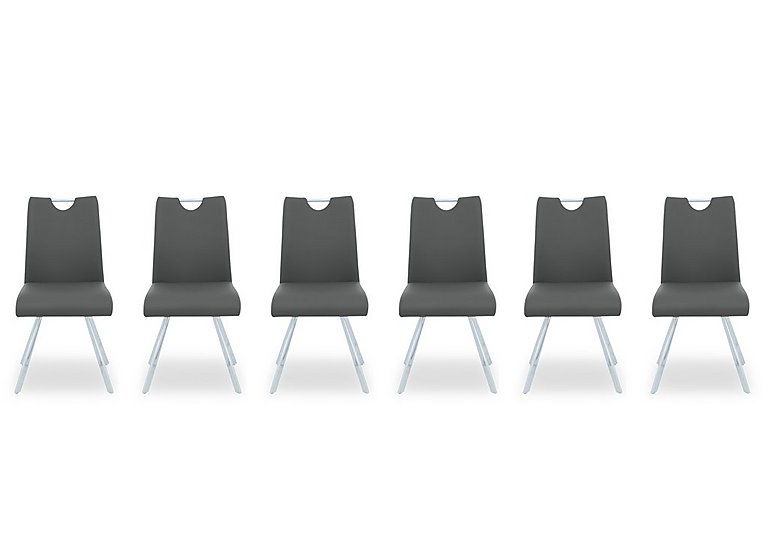 Nadal Set of 6 Swivel Dining Chairs