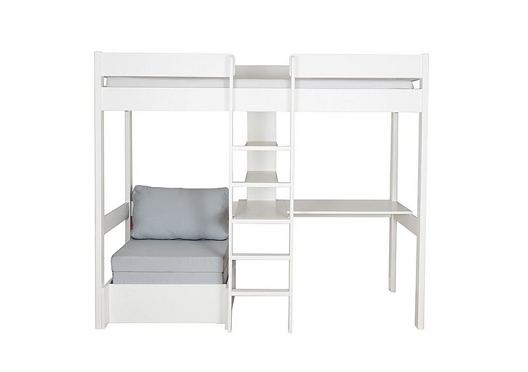 Stompa - Nexus High-Sleeper with Desk and Chair Bed - Aqua