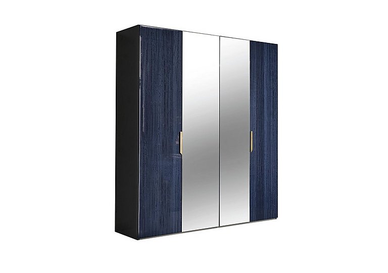 ALF - Oceanum 4 Door Wardrobe with Mirrors