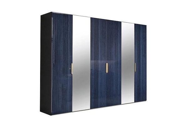 ALF  Oceanum 6 Door Wardrobe with Mirrors | Bed Sava