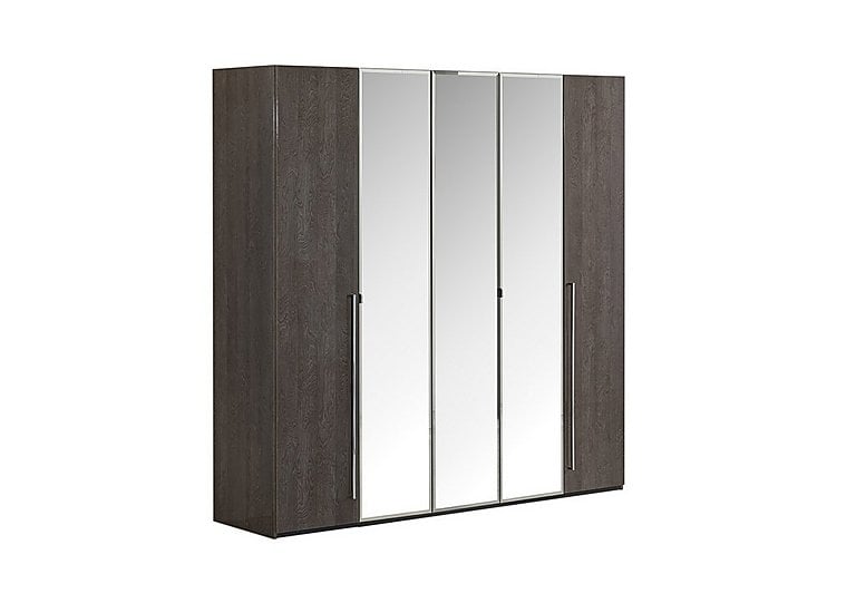 Palazzo 5 Door Wardrobe with 3 Mirrors | Bed Sava