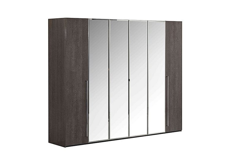 Palazzo 6 Door Wardrobe with 4 Mirrors | Bed Sava