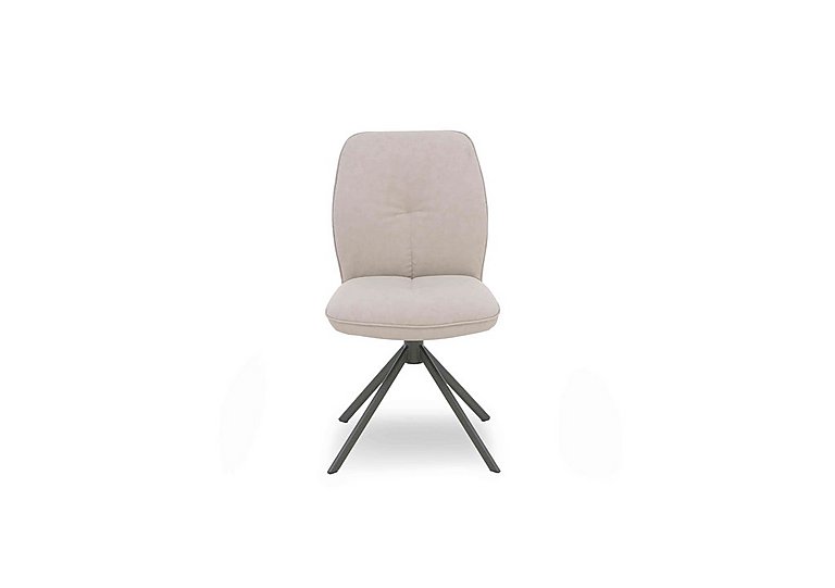 Perla Faux Leather Swivel Dining Chair