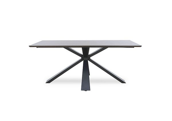 Saigon Fixed Dining Table with Metal Base | Bed Sava