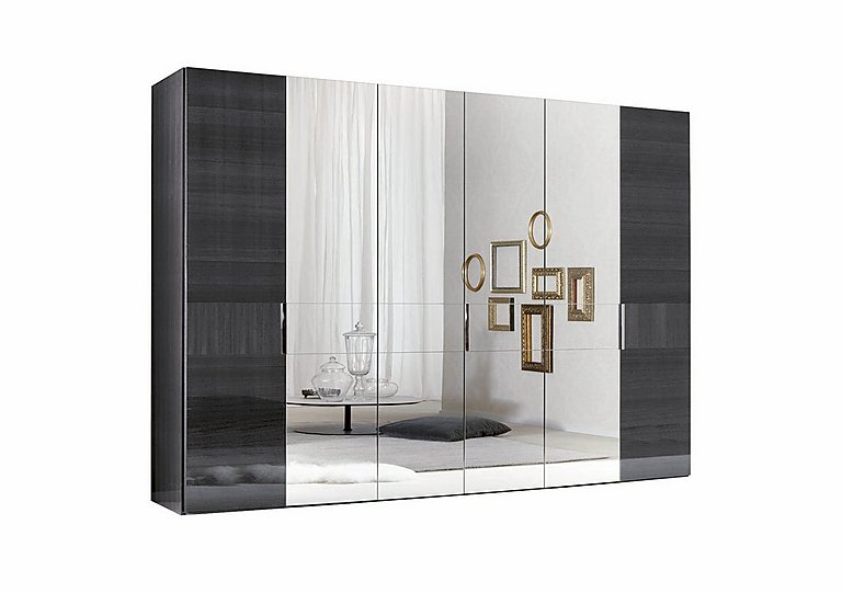 ALF - St Moritz 6 Door Hinged Wardrobe