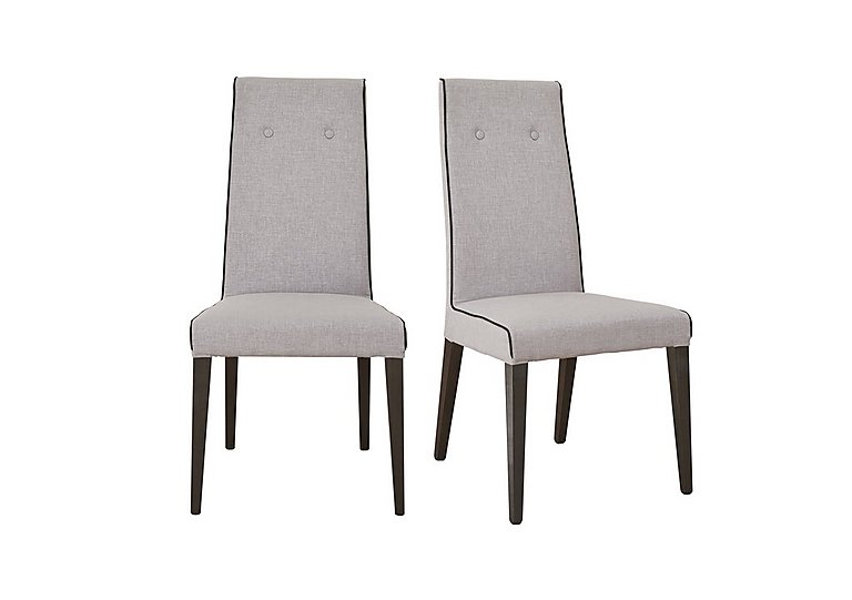 ALF - St Moritz Pair of Fabric Upholstered Dining Chairs