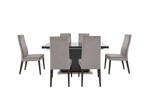 ALF  St Moritz Extending Dining Table and 6 Fabric Chairs | Bed Sava