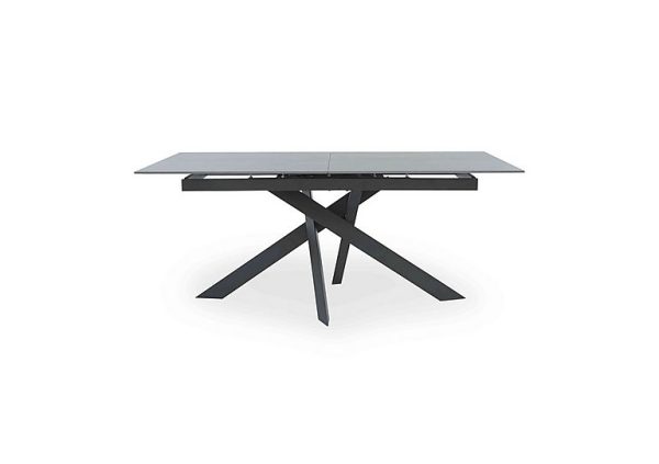 Warrior Grey Extending Dining Table | Bed Sava