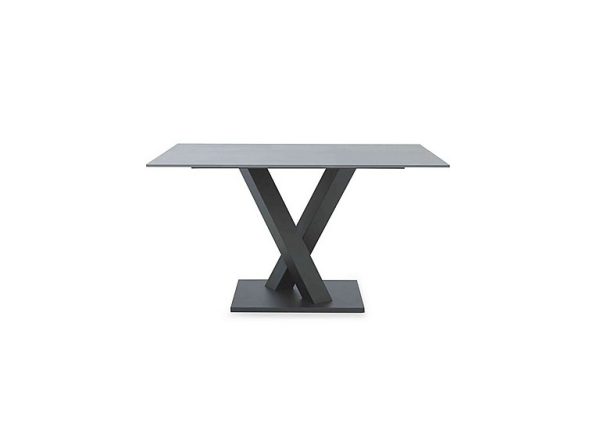 Warrior Grey Compact Fixed Dining Table | Bed Sava