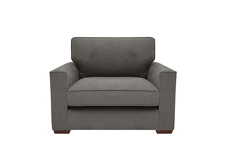 Cory Fabric Classic Back Chair Bed - Cosmo Pewter
