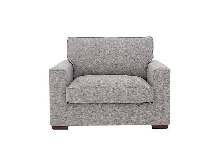 Cory Fabric Classic Back Chair Bed - Dallas Silver