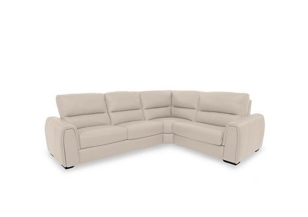 Flex NC Leather Small Right Hand Facing Corner Sofa | Bed Sava