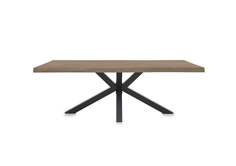 Bodahl - Njord Raw Edge Dining Table with Metal Star Base - 220-cm - Vintage Grey