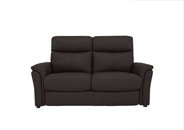 Compact Collection Piccolo 2 Seater NC Leather Static Sofa | Bed Sava