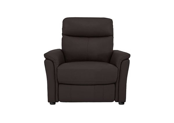 Compact Collection Piccolo NC Leather Static Armchair | Bed Sava