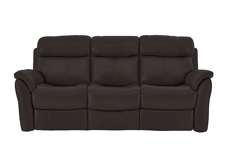 Relax Station Revive 3 Seater NC Leather Manual Recliner Sofa