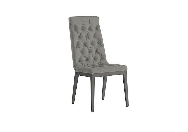 Palazzo Capitonne Buttoned Dining Chair in Silver Birch - Scarlet Silver
