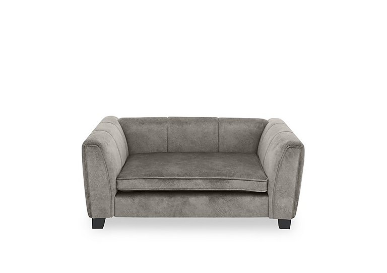 Ariana Fabric Pet Bed - Silver