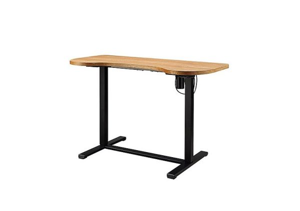 Clarke Height Adjustable Desk  Oak | Bed Sava