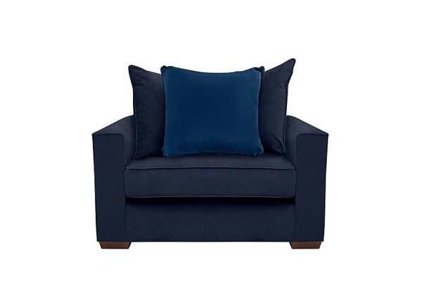 Cory Fabric Scatter Back Chair Bed  Cosmo Navy  Blue Pack | Bed Sava