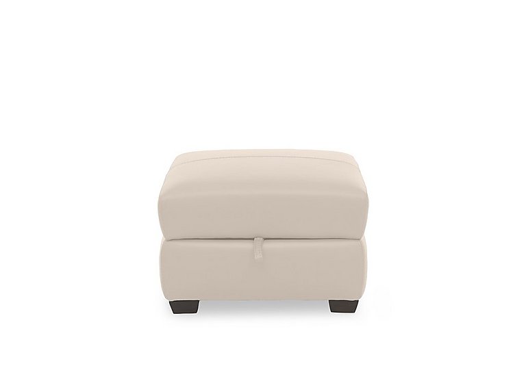 Flex NC Leather Storage Footstool