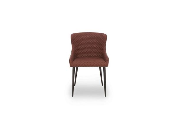 Hanoi Faux Leather Dining Chair  Tan | Bed Sava