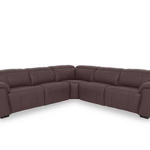 Inca NC Leather Large Power Recliner Corner Sofa with Power Headrests | Bed Sava