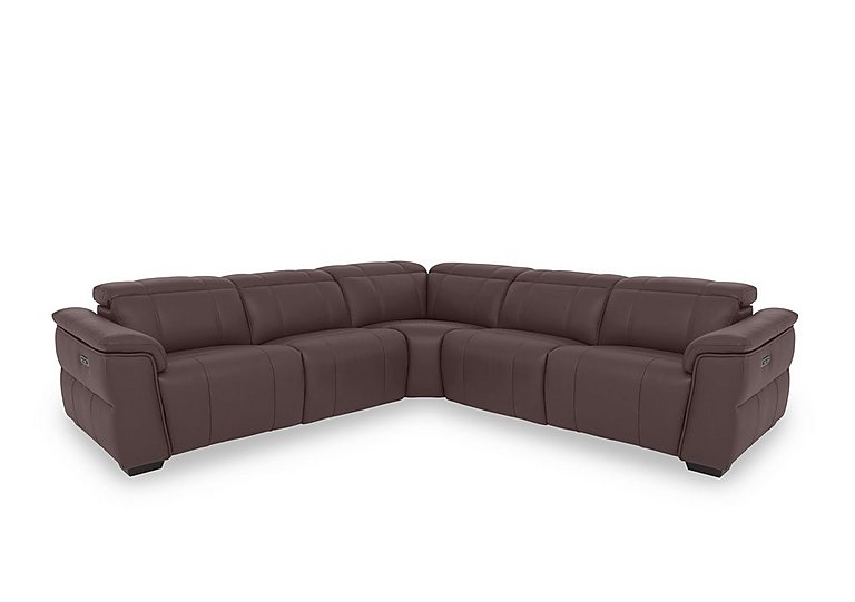 Inca NC Leather Large Power Recliner Corner Sofa with Power Headrests