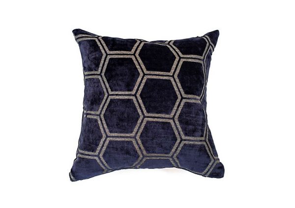 Ivor Cushion  Navy | Bed Sava