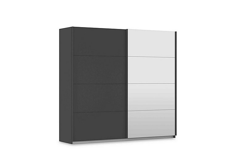 Rauch - Leon 226cm 2 Door Sliding Decor Wardrobe with Mirror Door