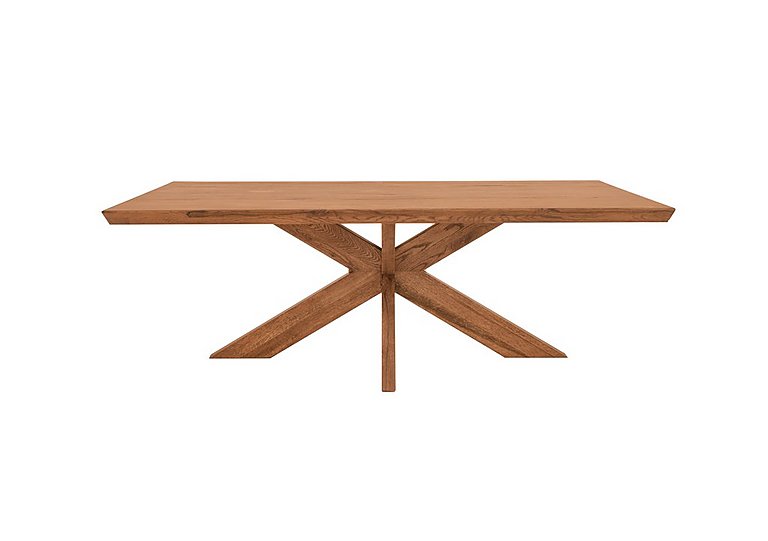 Bodahl - Loki Swiss Edge Dining Table With Wooden Star Base - 180-cm - Oiled