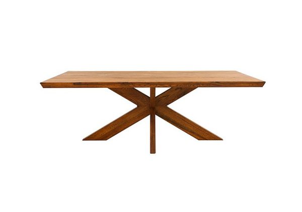 Bodahl  Loki Swiss Edge Dining Table With Wooden Star Base  180 cm  Old Bassano | Bed Sava