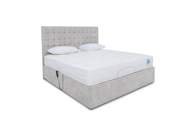 Sleep Story - Natural Comfort Adjustable Soft Divan Bed With 2 Drawer Storage - Small Double - Lace Dolphin