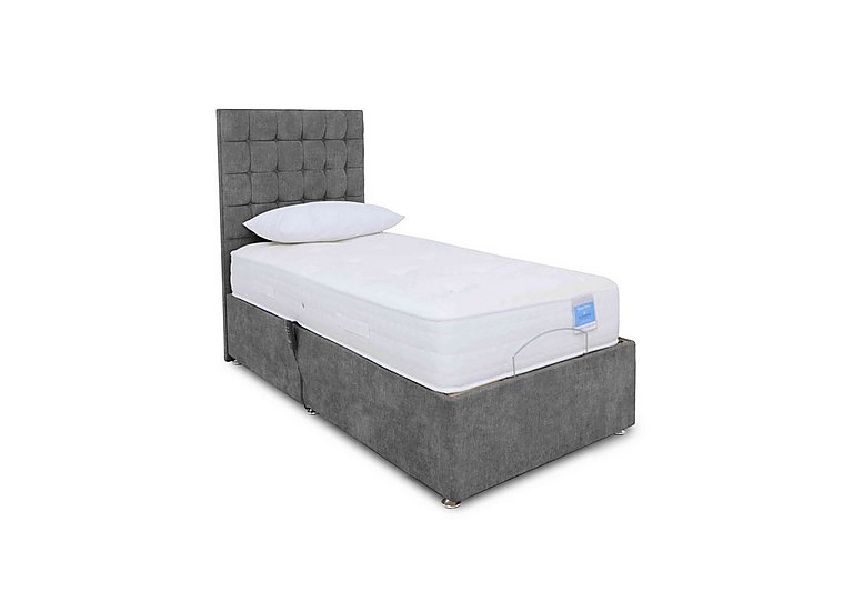 Sleep Story - Natural Comfort Adjustable Divan Bed With 2 Drawer Storage - Single - Lace Domino