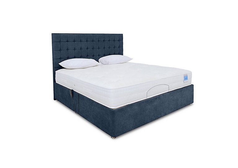 Sleep Story - Natural Comfort Adjustable Soft Divan Bed With 2 Drawer Storage - Small Double