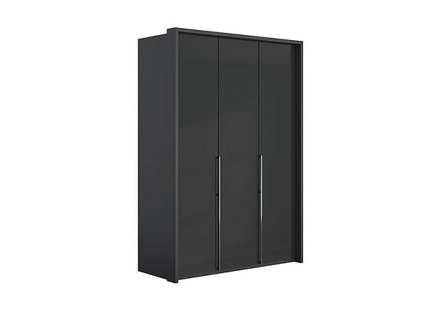 Wiemann  Pacifica 2 156cm 3 Door Bifold Wardrobe  Graphite | Bed Sava
