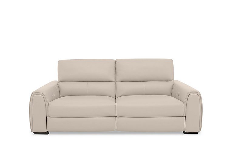 Flex NC Leather 3 Seater Power Recliner Sofa with Storage Arms