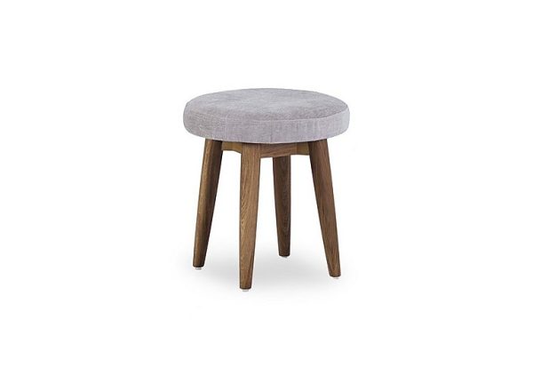 Stockholm Dressing Table Stool  Dark Oak | Bed Sava