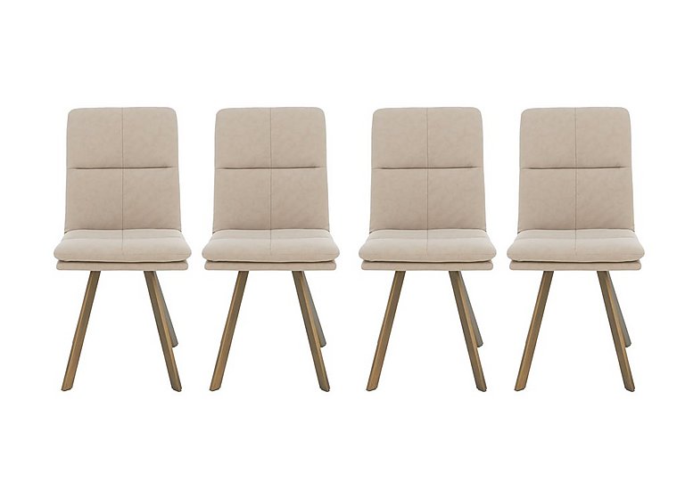 Veyron Set of 4 Dining Chairs - Taupe