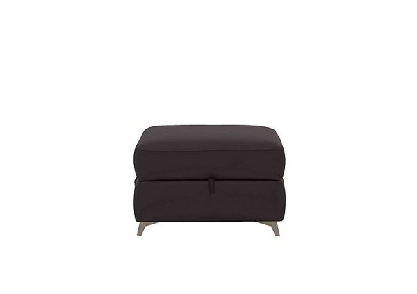 Missouri NC Leather Storage Footstool | Bed Sava
